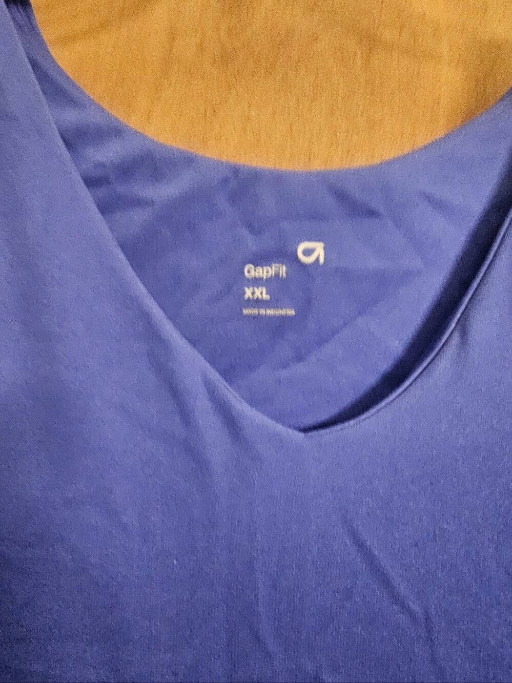Gap Fit womens blue Active Tank Dress built-in shorts & shelf bra plus XXL - Picture 3 of 11